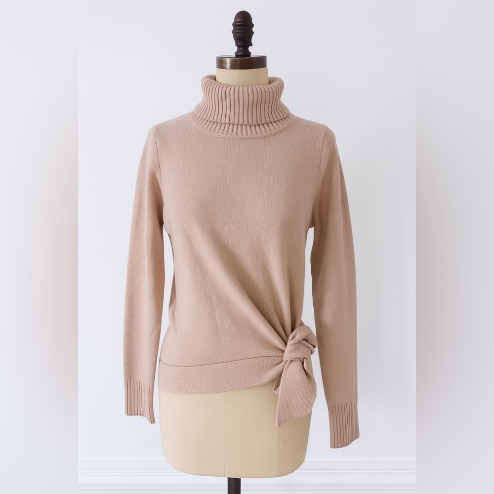 Michael Kors Pink Cowl Turtleneck Sweater - Picture 14 of 14